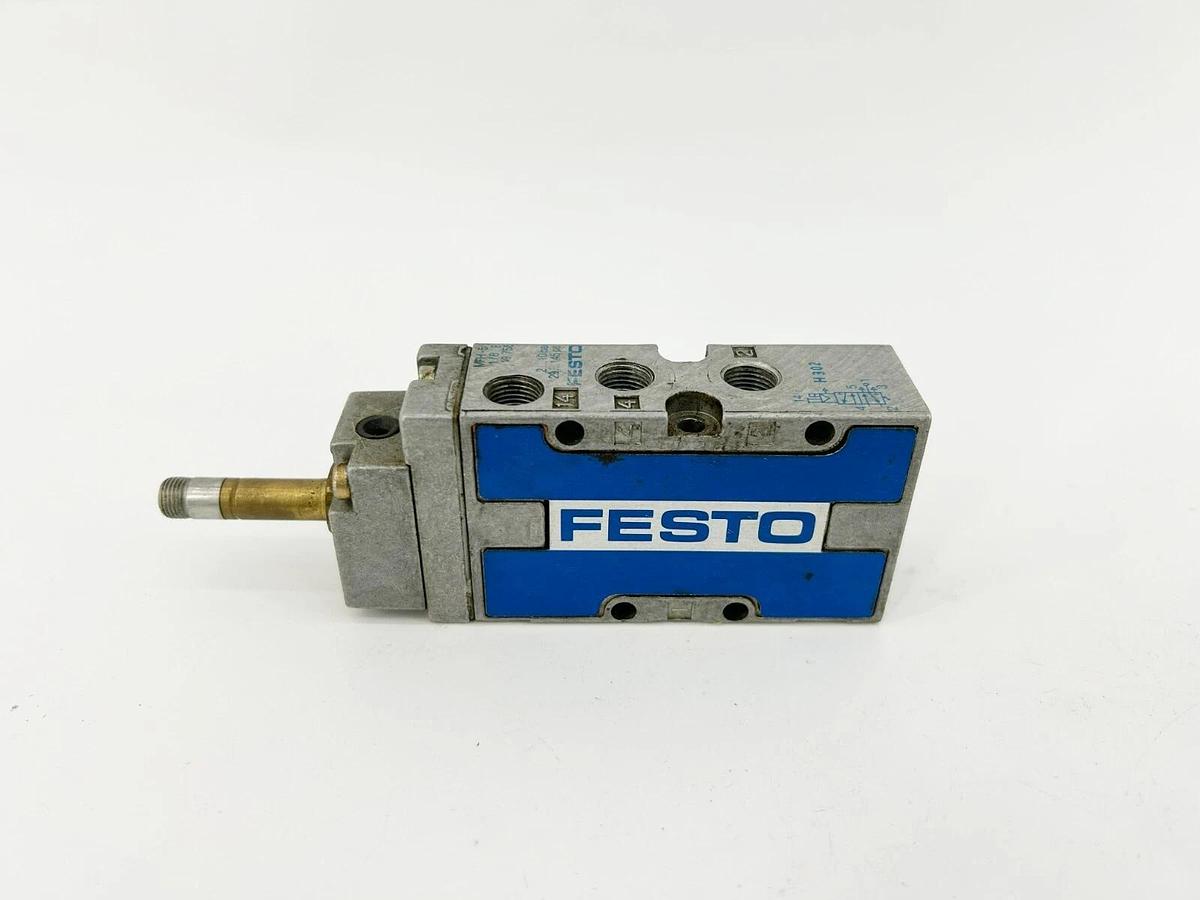 Used Lot of 2 Festo MFH-5-1/8-B Solenoid Valves, 2-10 Bar, 19758
