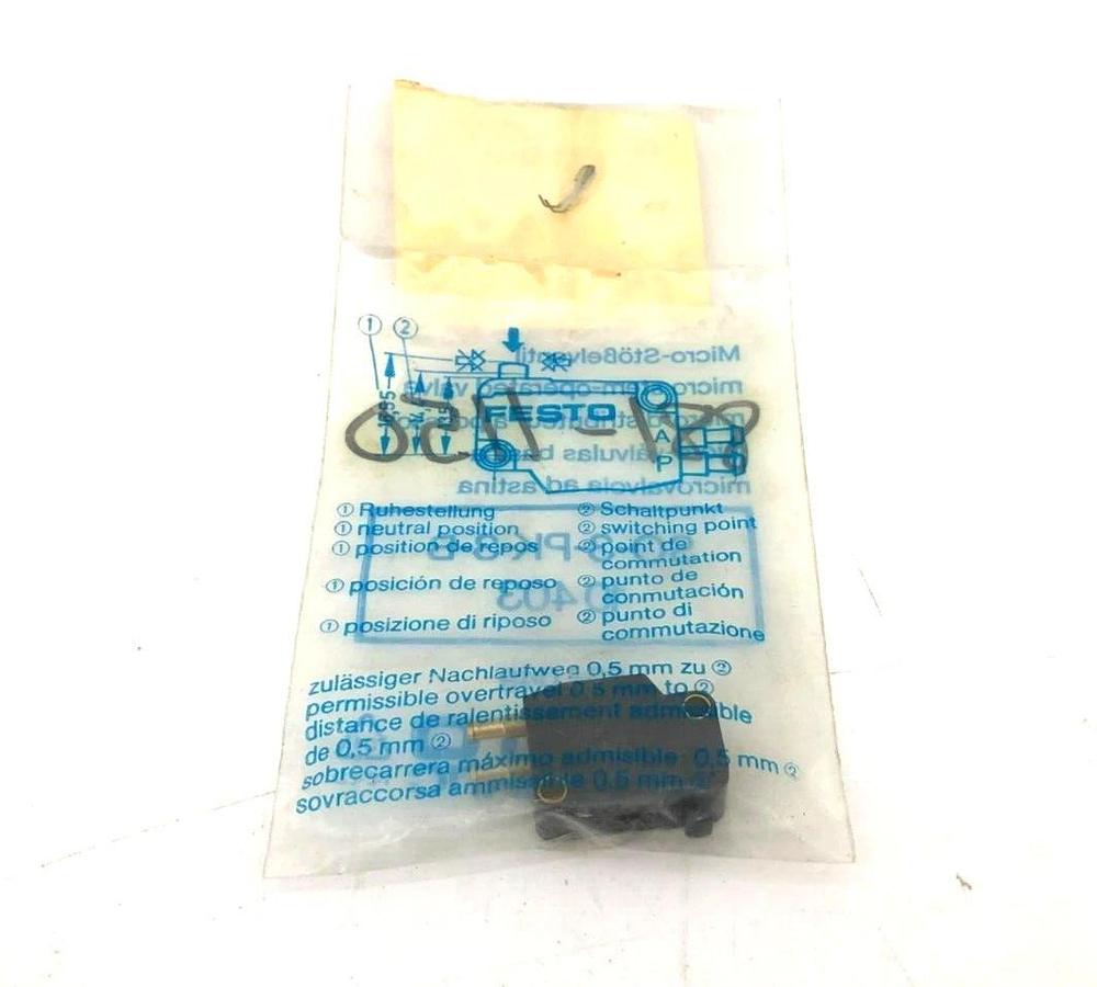 New Festo SO-3-PK-3-B Air Switch 1.8mm 3/2 Open 0.95 to 8 BAR 10403