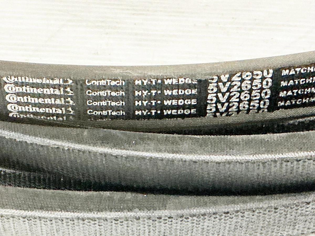 New Continental 5V2650 HY-T Belt 5V 265" Length 0.62" Cross Width 1 Rib - No Box