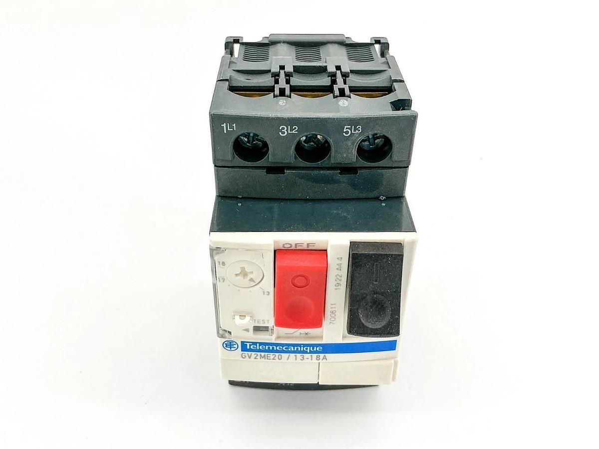 New Telemecanique GV2ME20 Motor Circuit Breaker 600V 15HP 3PH