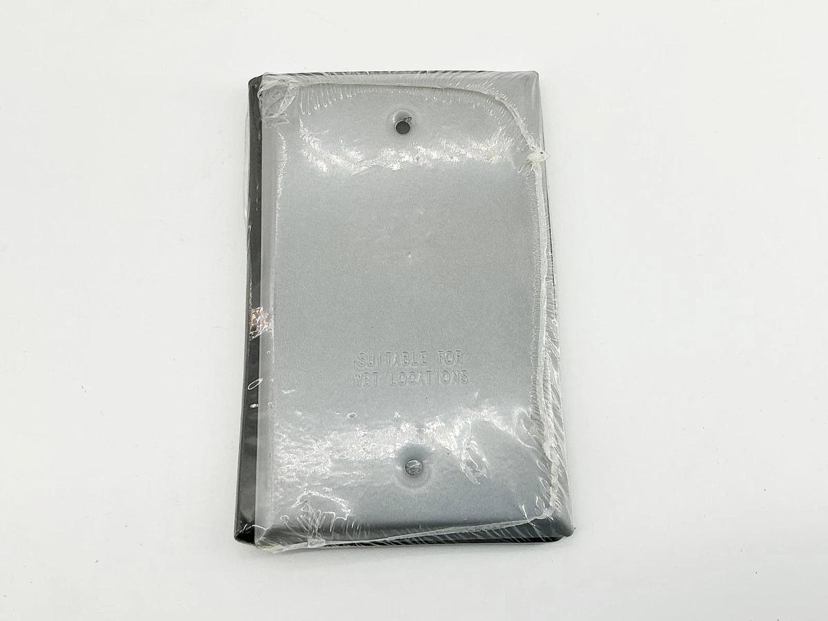 New Lot of 6 Bell 5173-0 Single Gang Blanket Cover