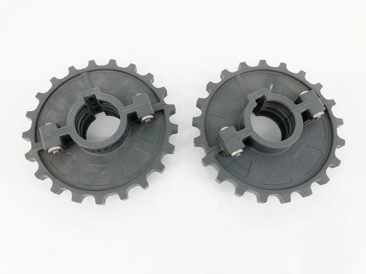 Lot of 2 New Intralox S1400 Sprocket 21 Teeth 6.7" OD 1-15/16" Bore - No Box