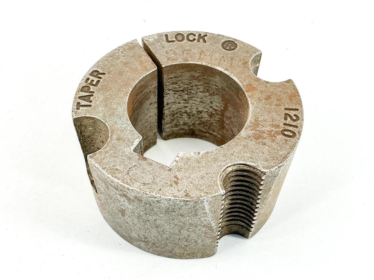 Lot of 3 1210-25mm Taper-Lock Bushing 25mm Bore