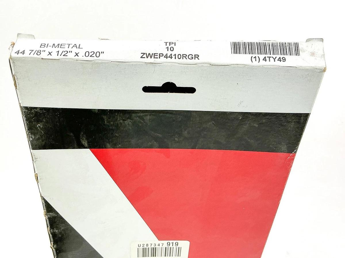 New Morse 4TY49 Bi-Metal Portable Band Saw Blades 44 7/8"X1/2"X.020" ZWEP4410RGR