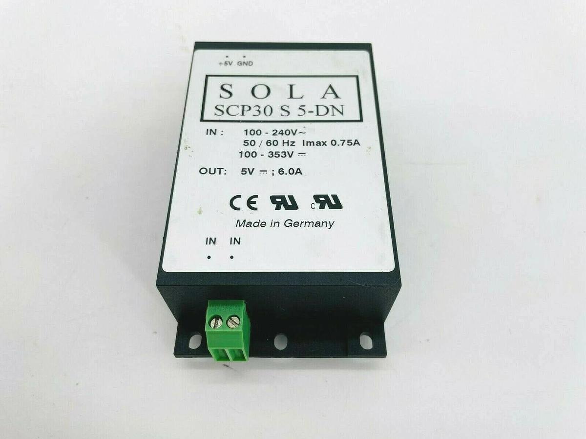 Used Sola SCP30 S 5-DN Power Supply 100-240V