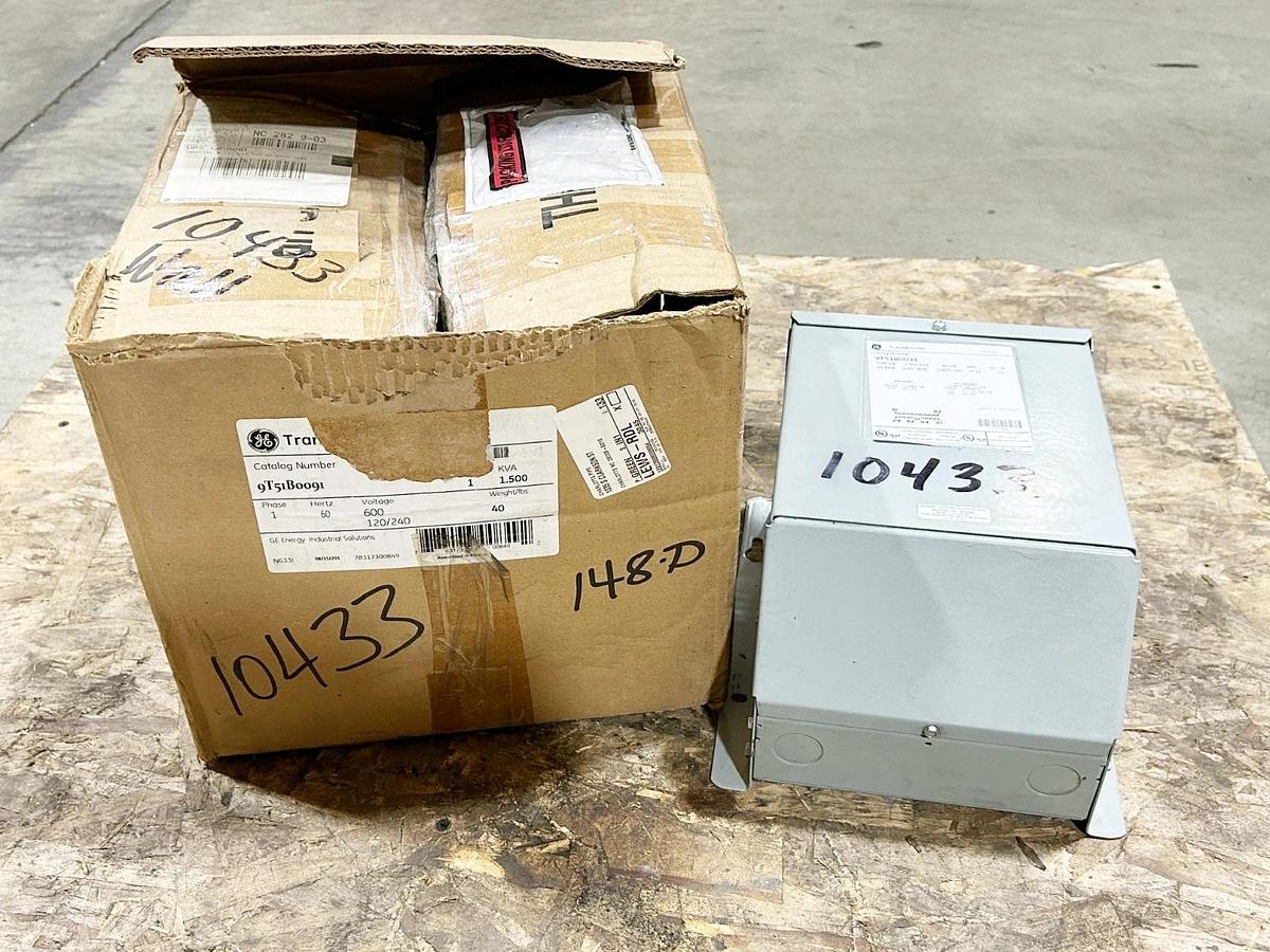 New General Electric 9T51B0091 Transformer 1.5KVA 600V 3R 60Hz QB