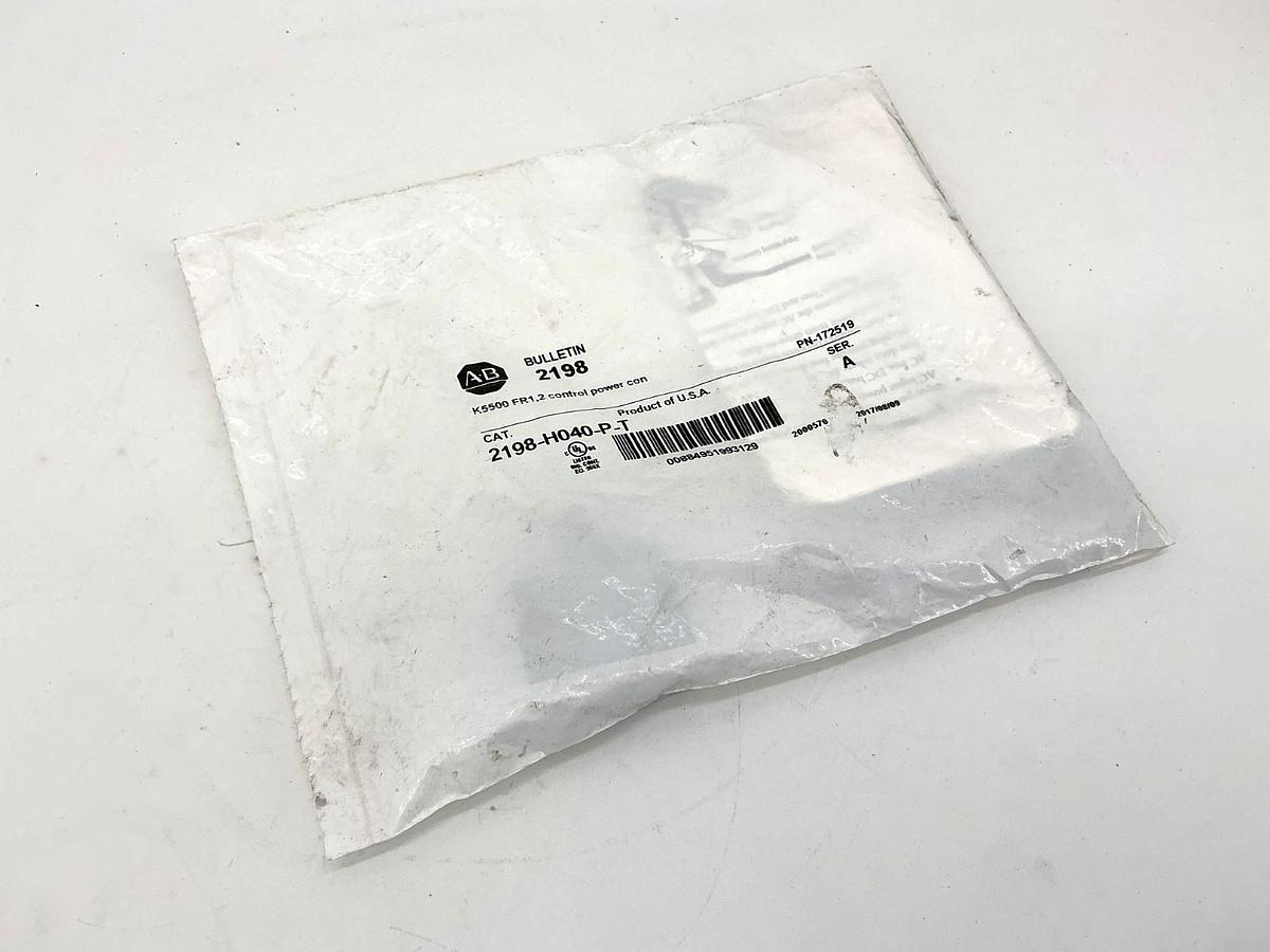 New Allen Bradley 2198-H040-P-T Ser A 2 Control Power Connector 2198H040PT