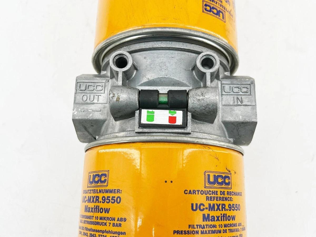 New UCC UC-MXR-9550 Dual Filter 10 Micron 7 Bar MXA.7551.424