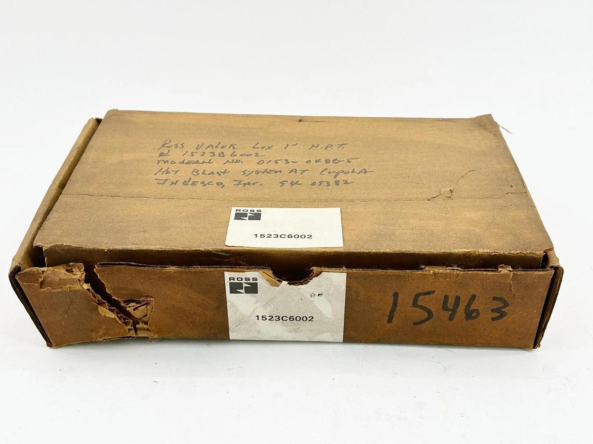 New Ross Controls 1523C6002 Hydraulic Valve 1-3/2" Piped Exhaust 20Bar