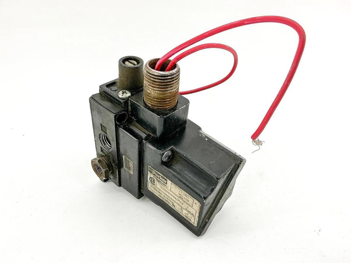 Used Parker GG20025B01M13 Pneumatic Valve 35-150PSIG 110/120V 7.2W 50/60hz