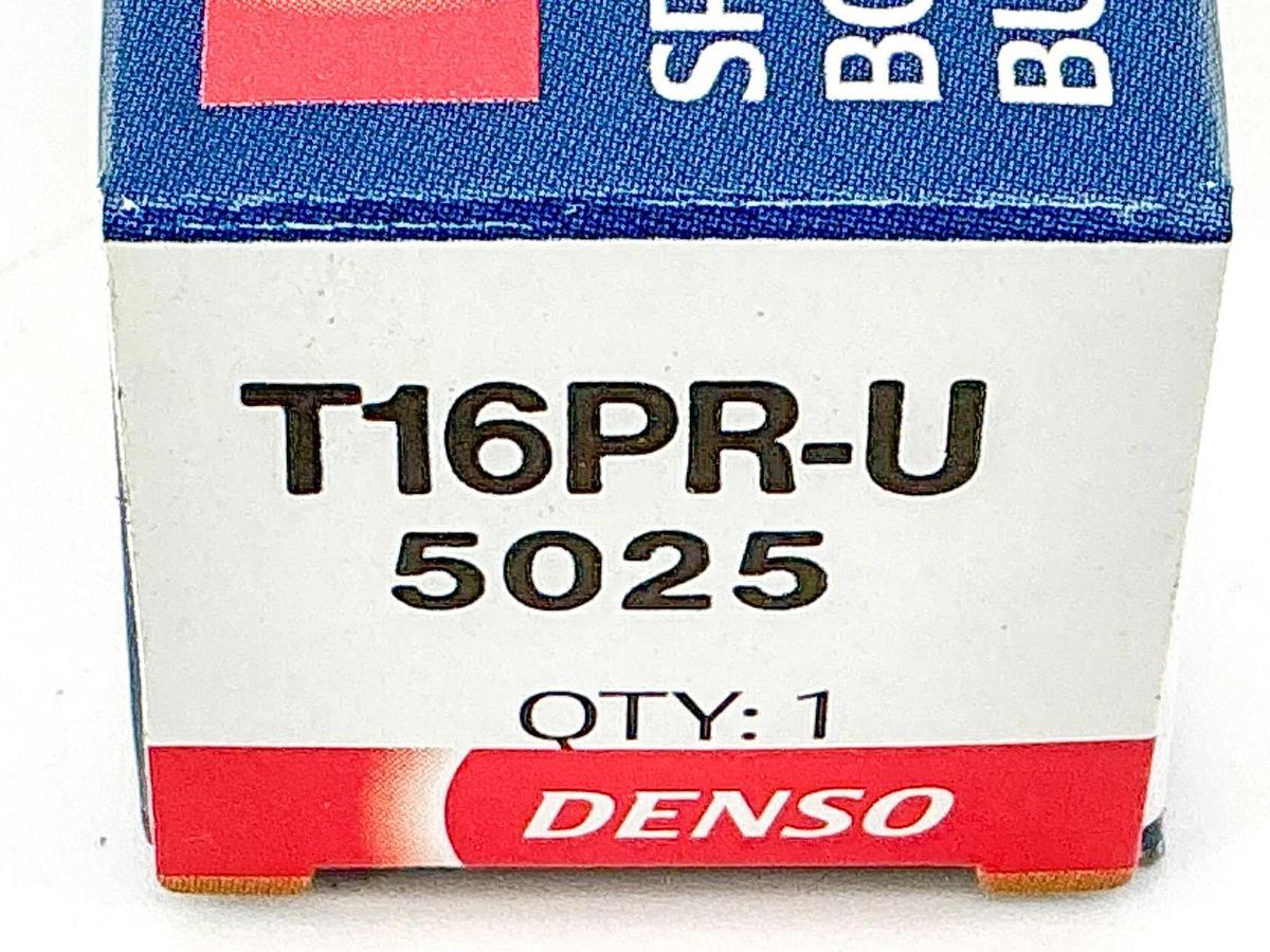 New Box of 4 Denso 5025 U-Groove Spark Plug T16PR-U