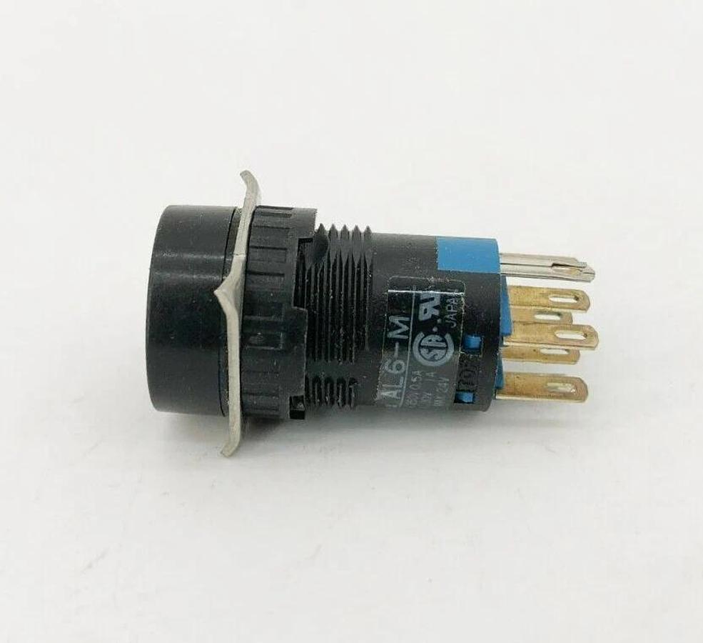 Lot of 2 New IDEC AL6M-M200 Switch Actuators N.O./N.C. DPDT 16mm Round