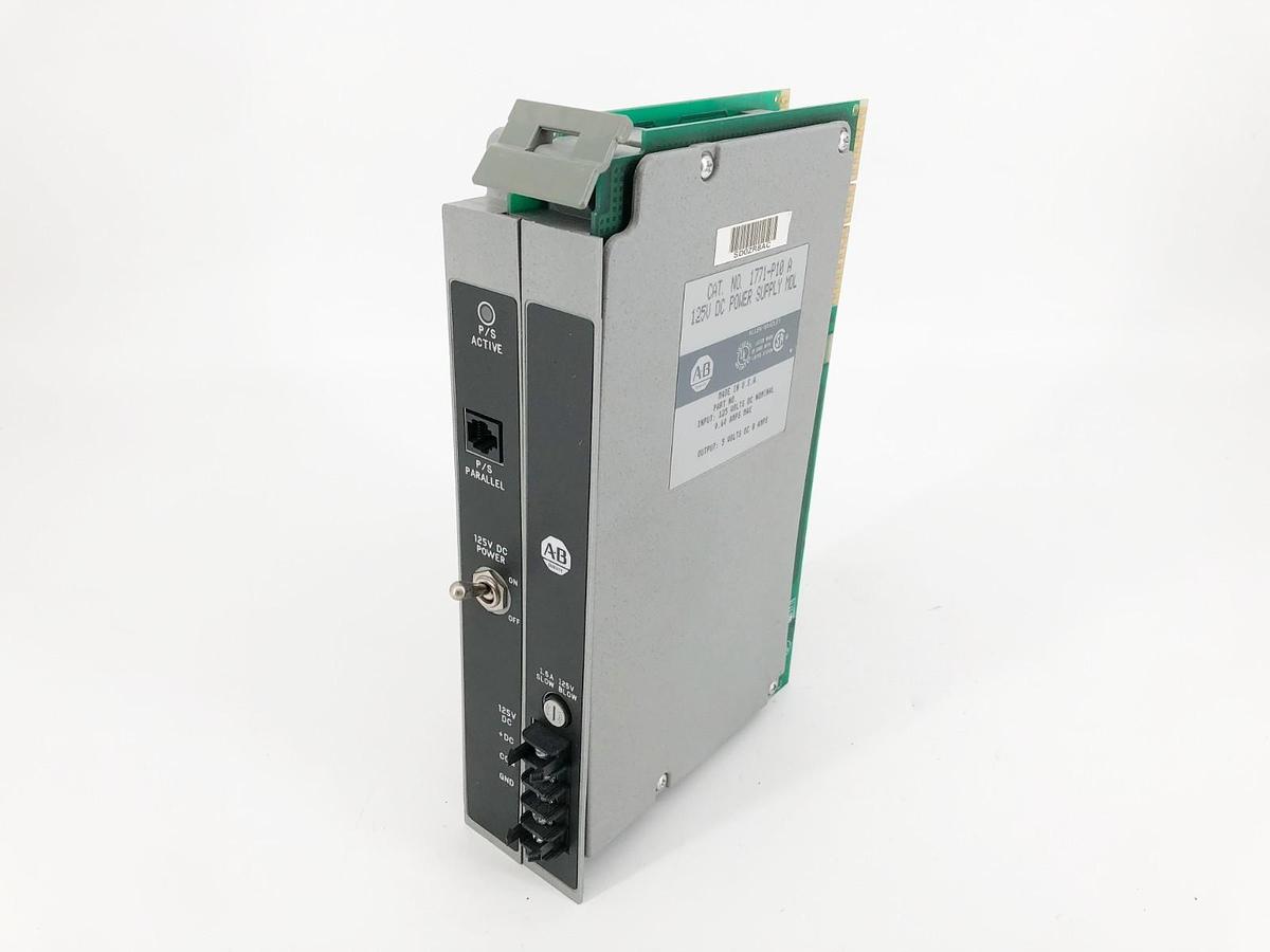 Used Allen Bradley 1771-P10 Ser. A Power Supply Module 125VDC