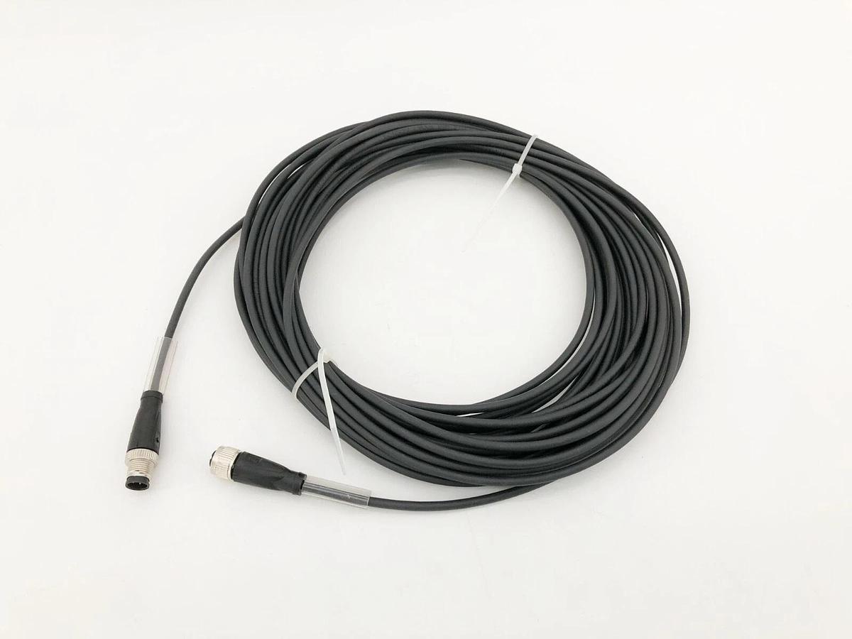 New Pepperl+Fuchs V1-G-BK1.5M-PUR-U-V1-G Cordset M12 4-Pin A-Coded