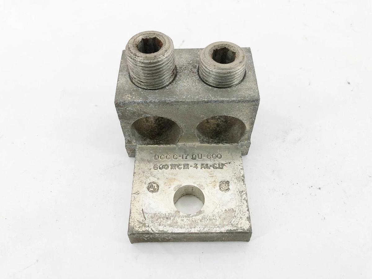 Used Lot of 3 DCC C-17 DU-600 Mechanical Lugs 600MCM-4 AL-CJJ
