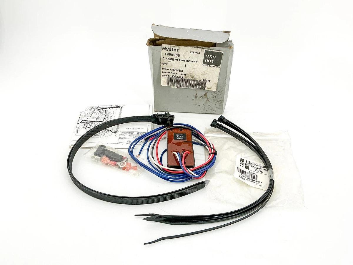 New Hyster 1465935 Starter Time Delay Kit 24V 1/3HP 10A 1463674