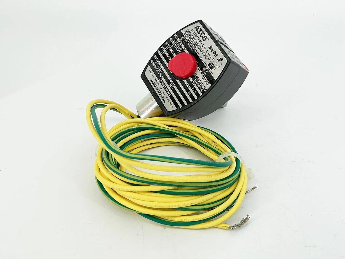 New Asco EFL8262H185MS Solenoid Valve 275PSI 1/4" 24VDC 22.6W