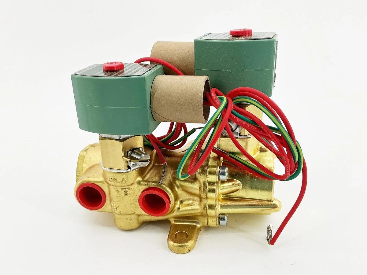 New Asco 8344G082MO 24V Solenoid Valve 125PSI 1/2" Pipe 10.6W