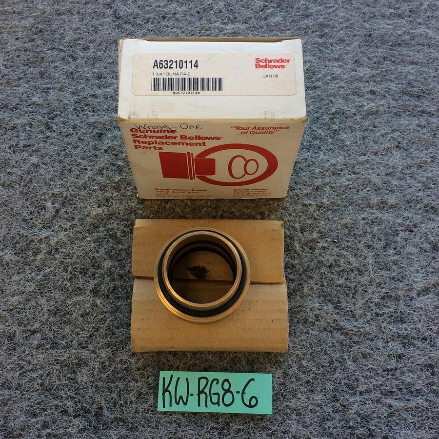 New Schrader Bellows A63230113 1-3/8" Bunan H2 Rod Gland Kit
