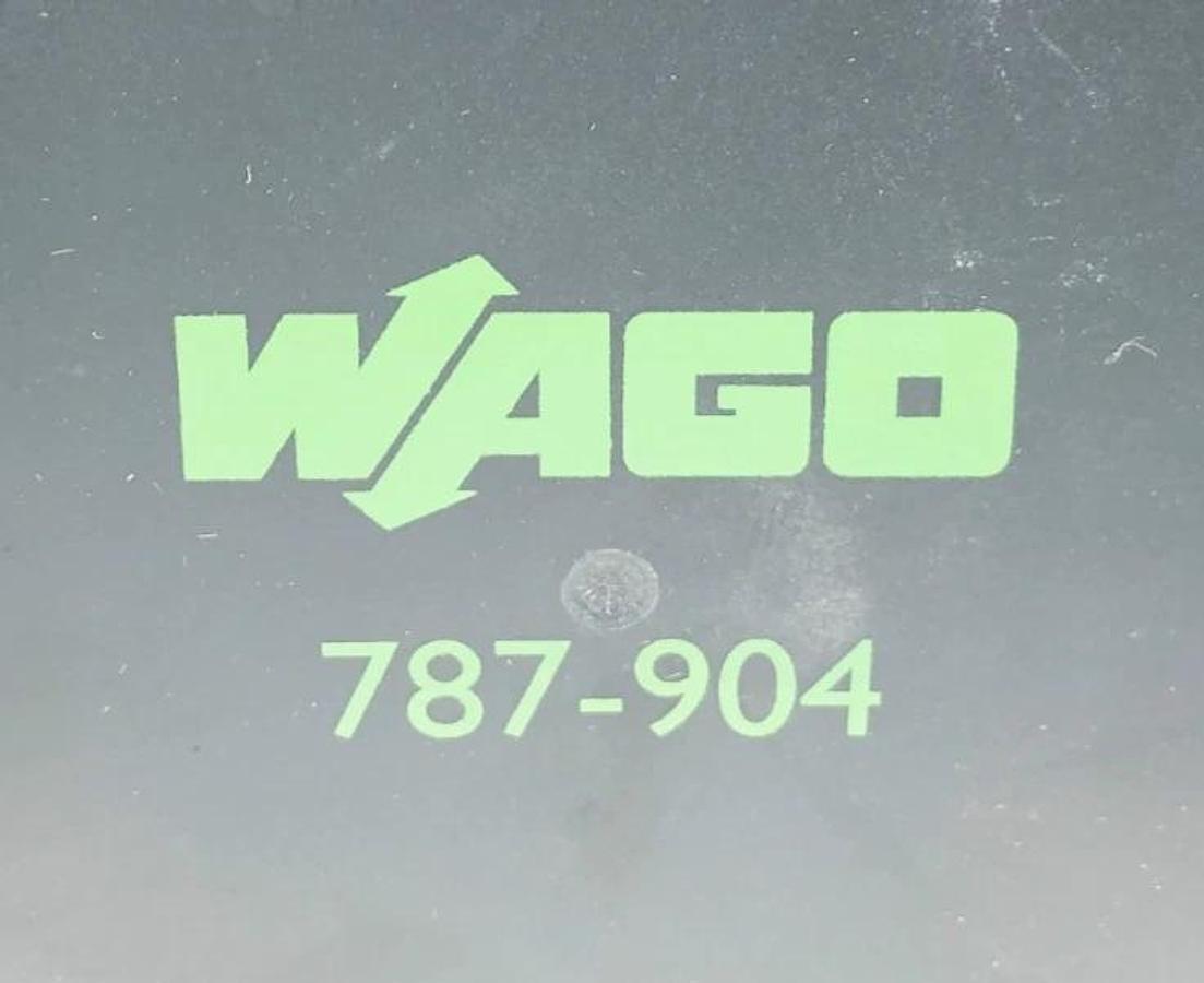 New WAGO 787-904 AC/DC DIN Rail Power Supply 24.7 VDC 10A