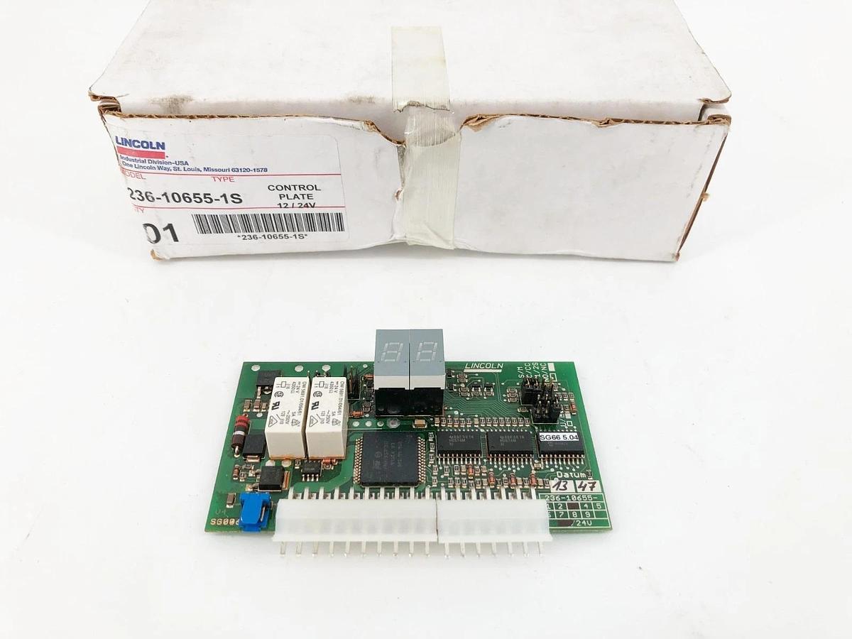 New Lincoln 236-10655-1S Control Plate 12/24V