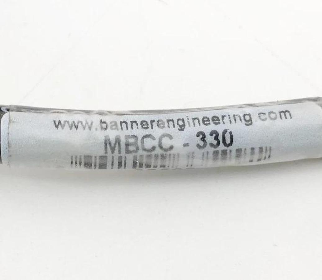New Banner Engineering MBCC-330 Mini Fast Quick Disconnect Cable 33599 - No Box