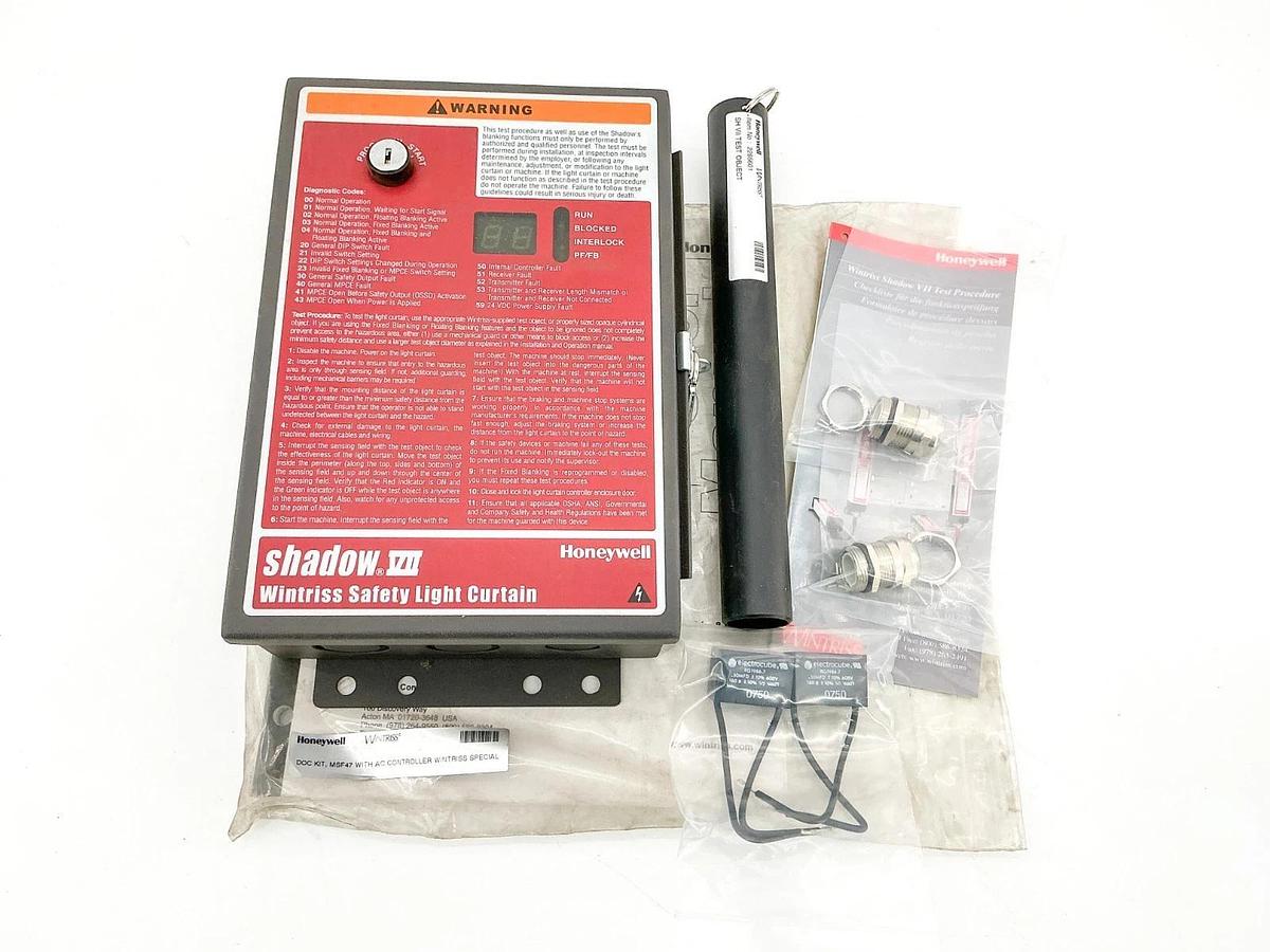 New Honeywell 9680901 Shadow VII Wintriss Safety Light Curtain Control Unit 240V