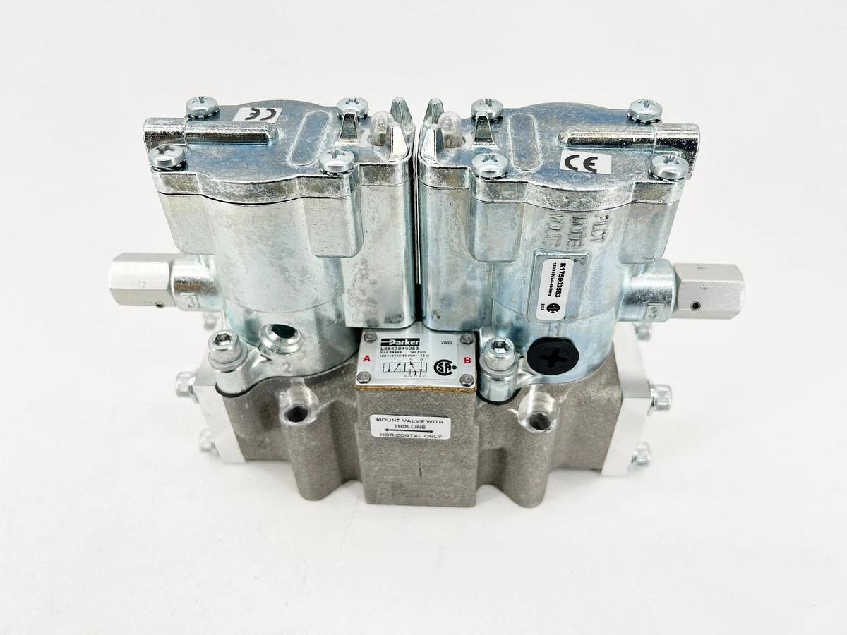 New Parker L6553910253 Solenoid Valve 3/8" Port 120Vac