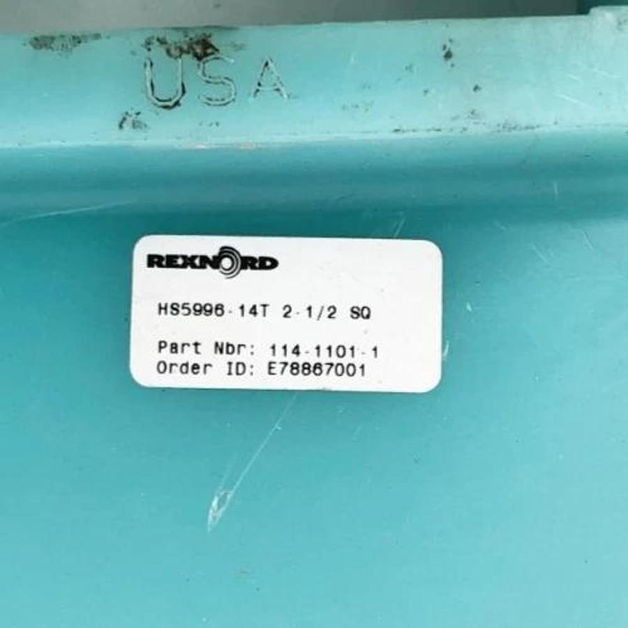 New Rexnord HS5996-14T 2-1/2 SQ Sprocket 114-1101-1 - No Box