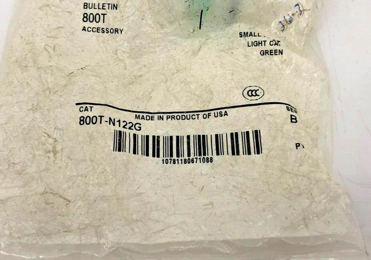 Lot of 7 New Misc. Allen Bradley Pilot Light Caps 800T-N122 800T-N126