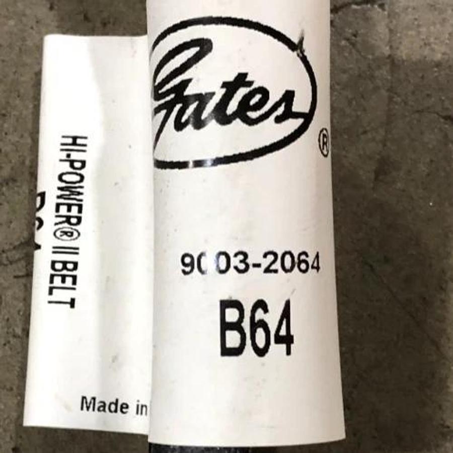 Lot of 3 New Gates B64 Hi-Power II V-Belts - No Box
