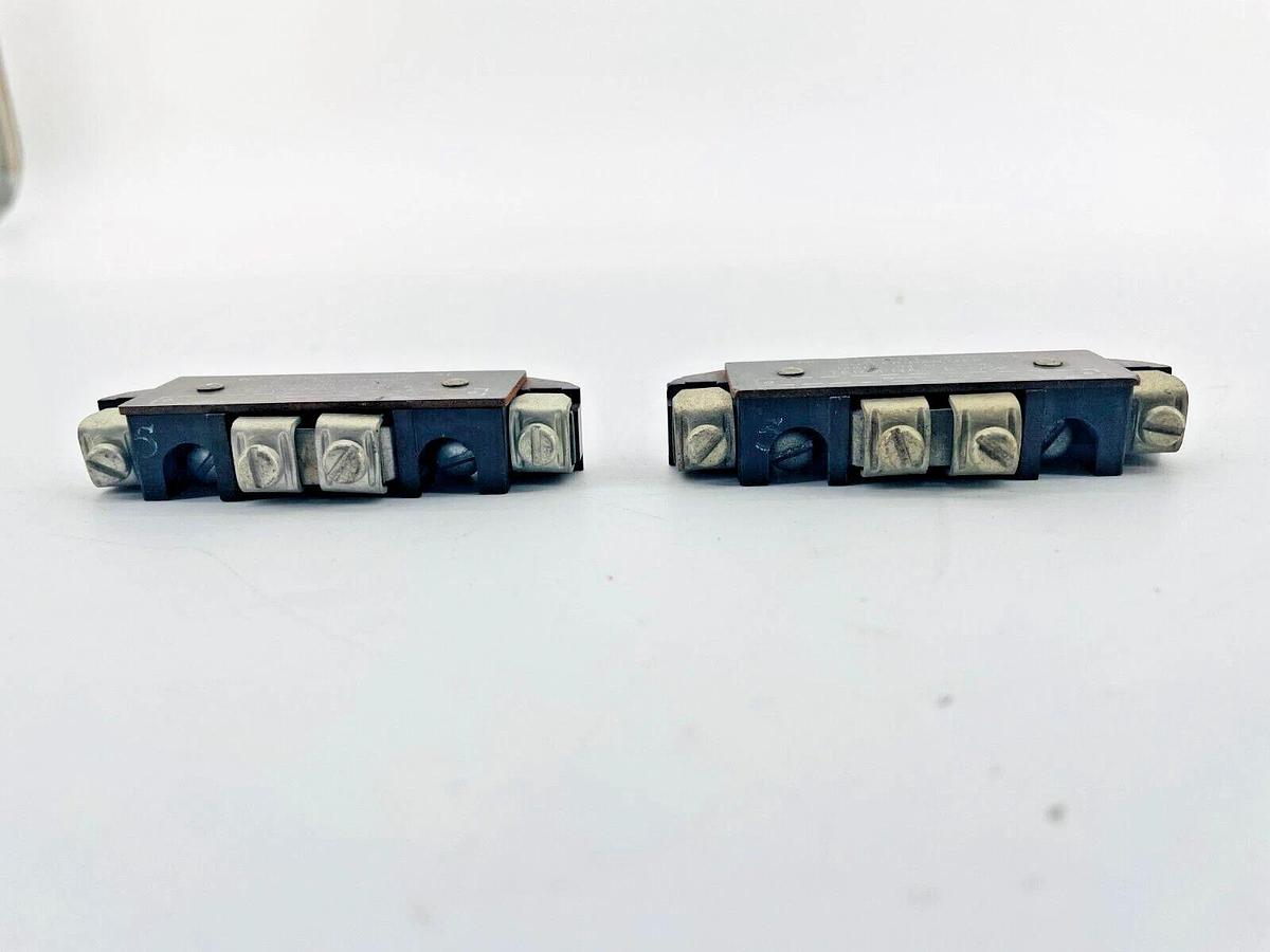 Used Lot of 2 Cutler Hammer C320TB1 Terminal Block 2 Circuit
