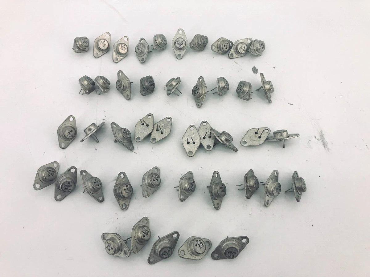 Lot of 45 New Motorola 2N3740 PNP Medium Power Transistor 60V 4A 25W TO-66