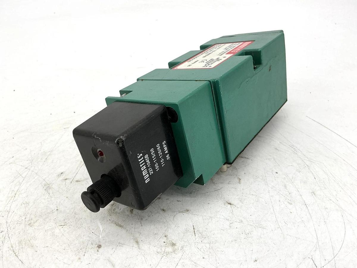 Used Numatics 554BA400KT00030 Solenoid Valve 150PSIG-Air 0.06A 110/120V 50/60HZ