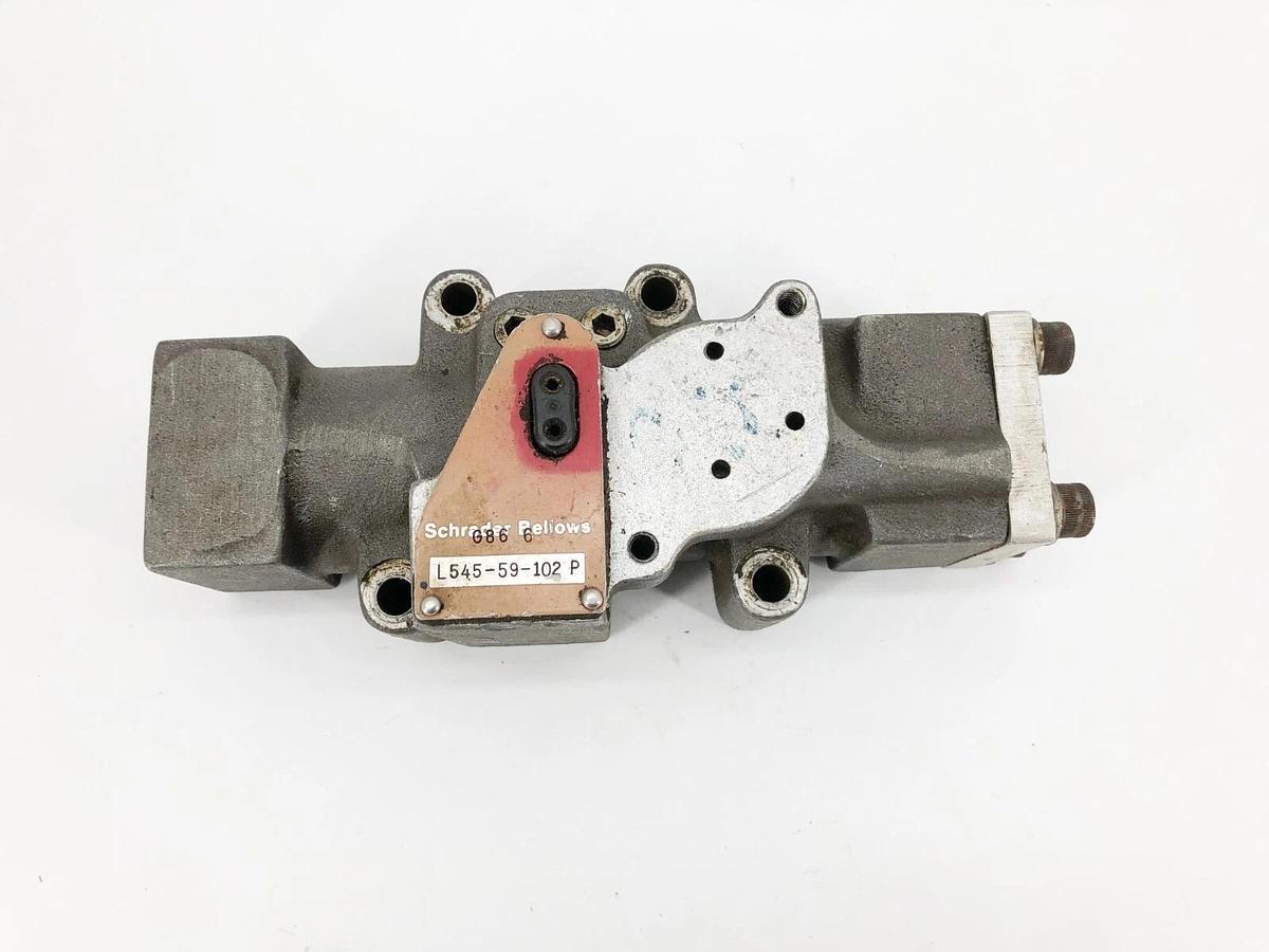 Used Schrader Bellows L545-59-102 P Solenoid Valve - No Pilot Valve