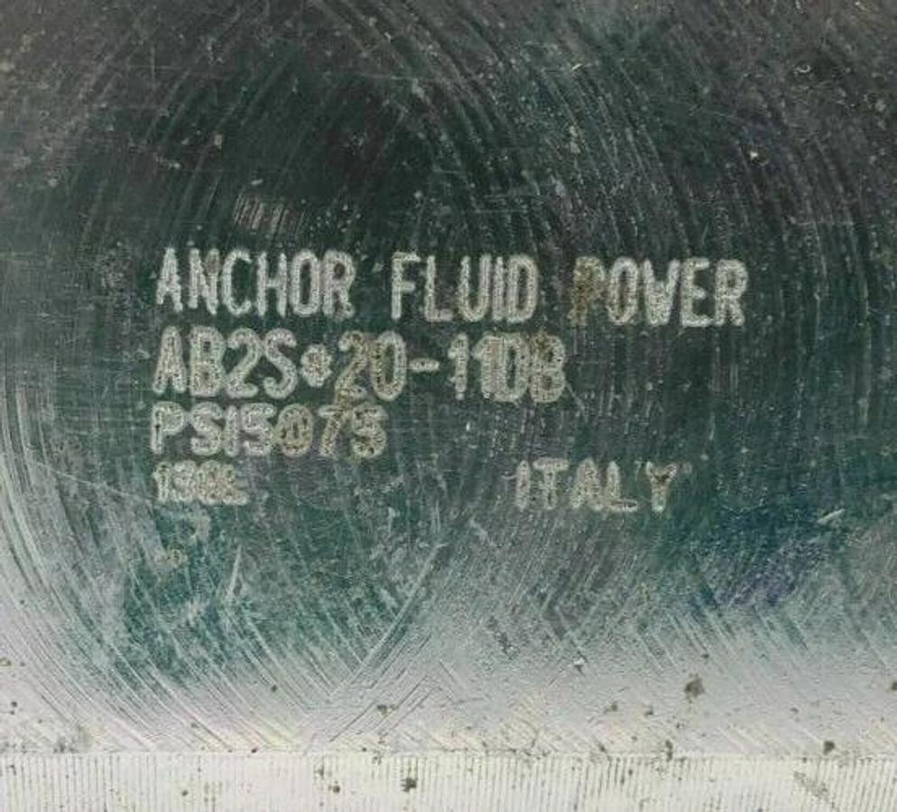 New Anchor Fluid Power AB2S#20-11DB 2-Way Ball Valve 1-1/4" SAE 5075psi