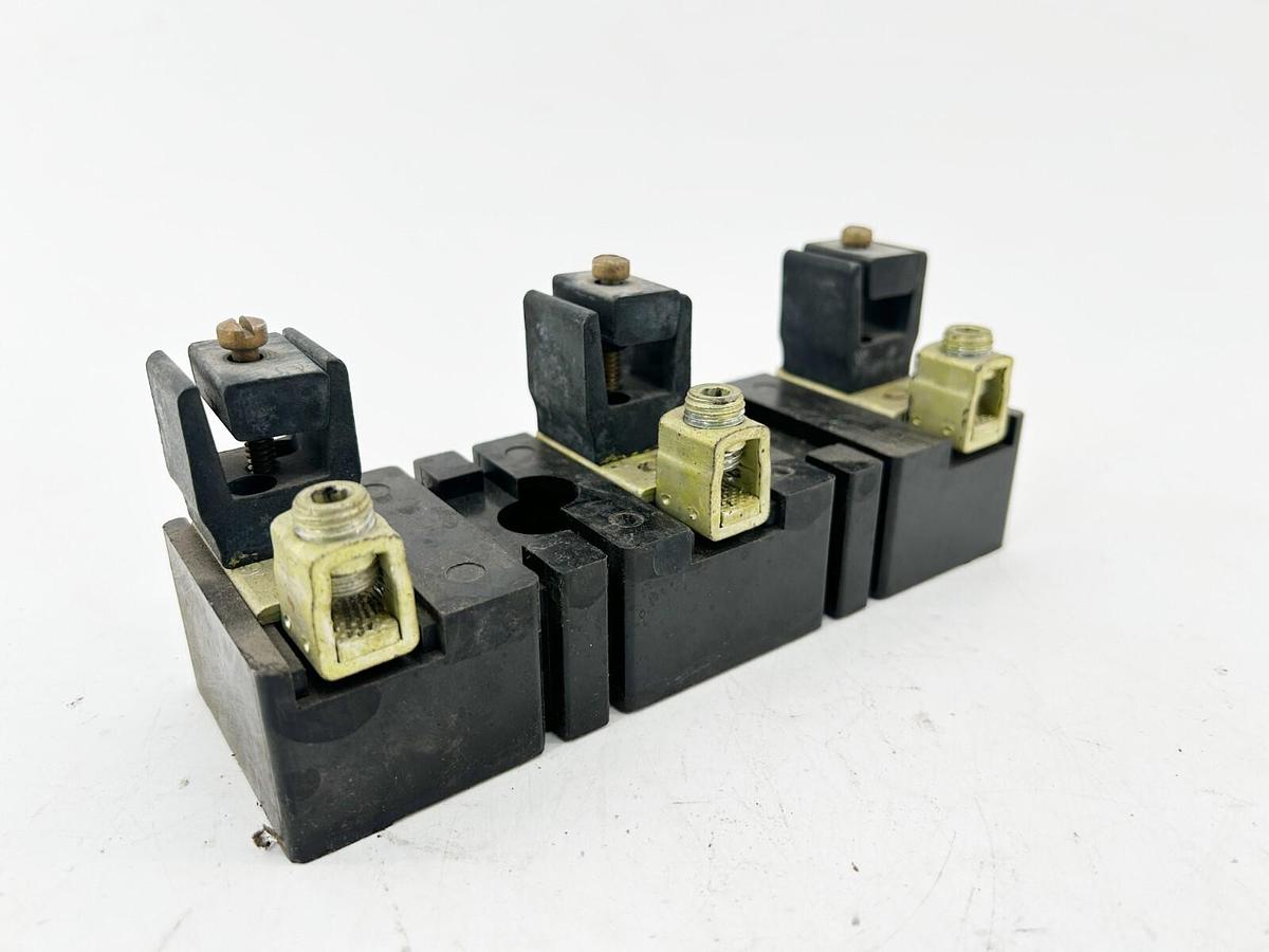 Used Allen Bradley X-402128 Fuse Block Continuous Current Rating 100A 600V