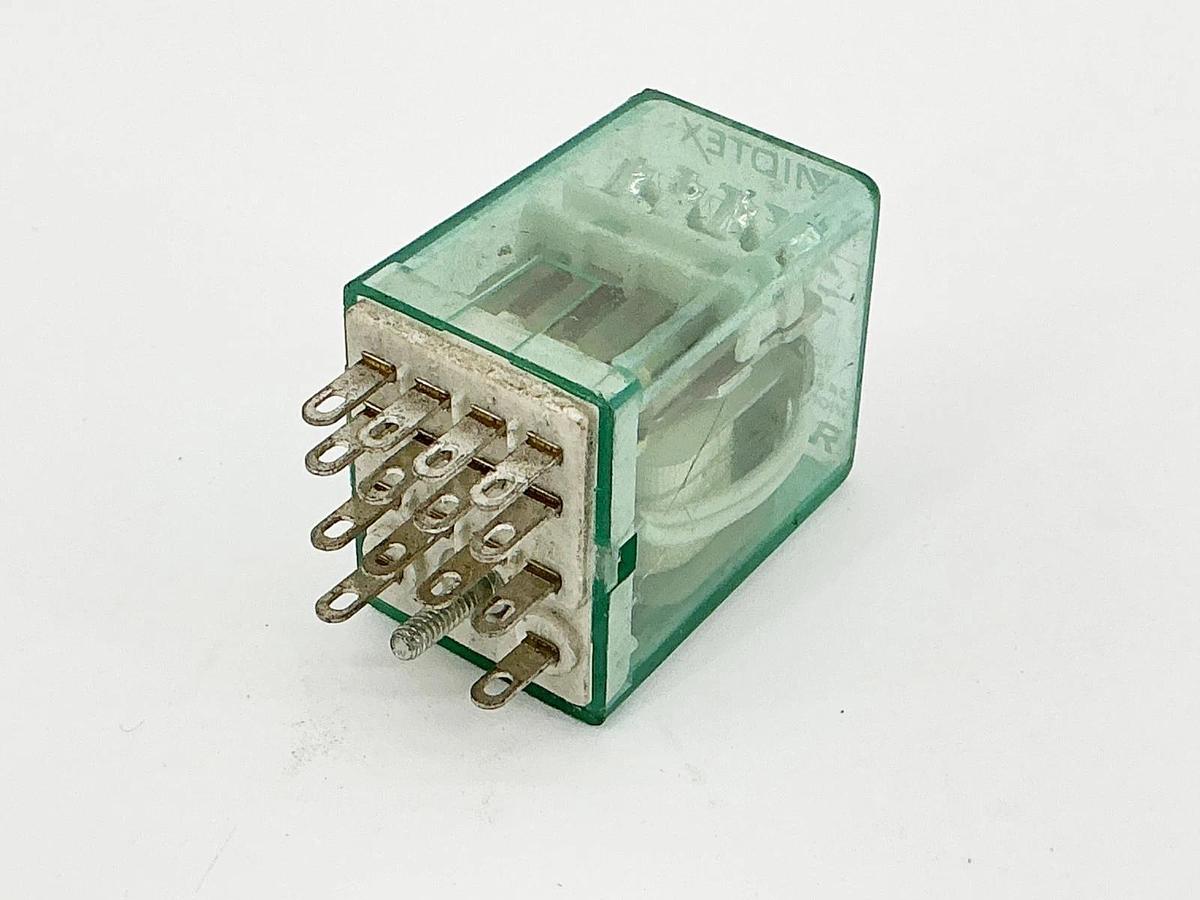 New Lot of 2 Midtex 156-14T200 Relay 120V 5A 1/10HP 14 Pin- No Box