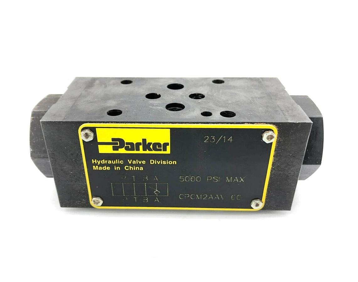 Used Parker CPOM2AAV Pilot Operated Check Valve 5000psi