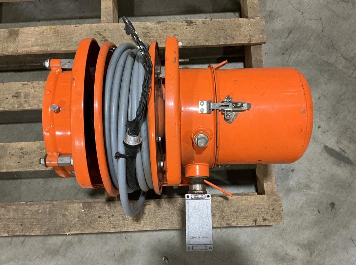 Used Gleason Reel S14351-12L-10-5 Cable Reel Lift ~25ft Type-18G Cable @ 0.150FPM