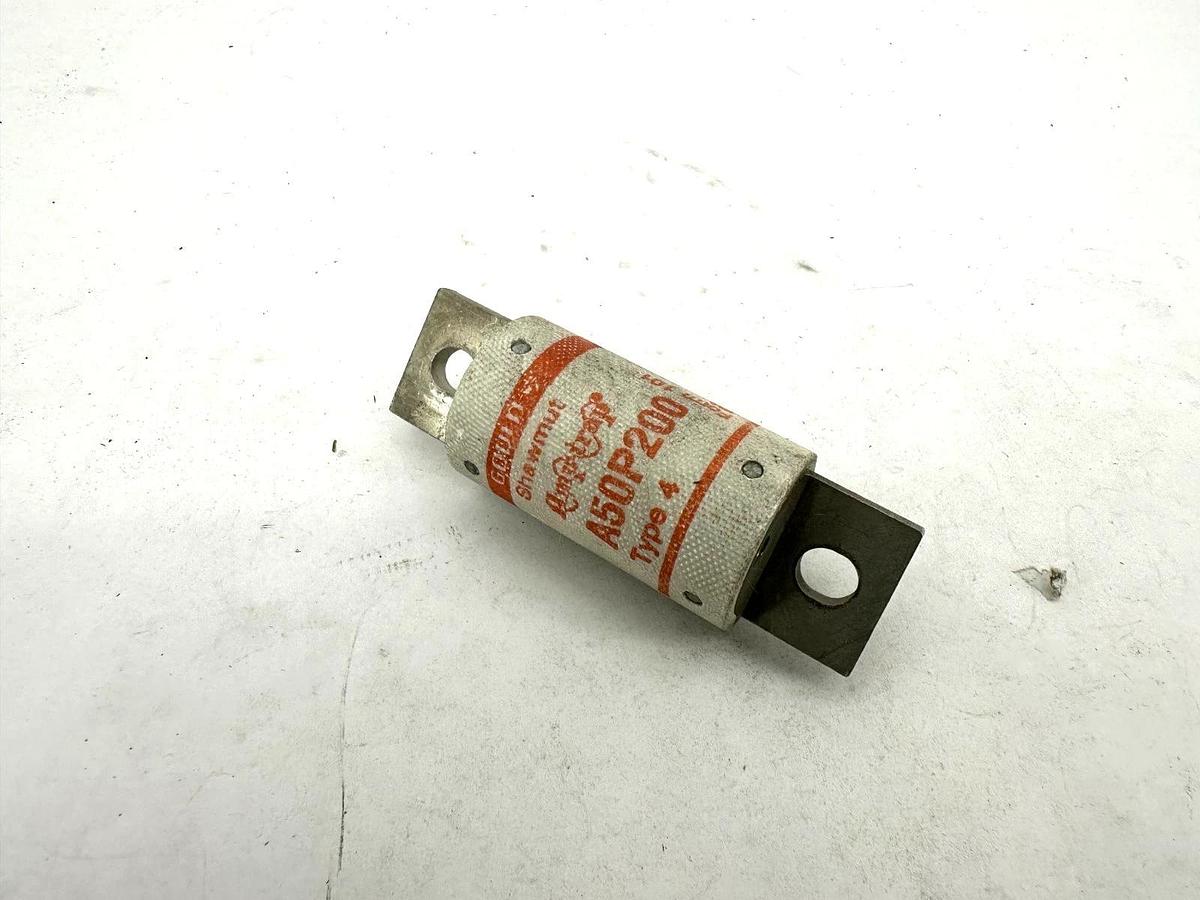 Lot of 2 New Gould Shawmut A50P200 Amtrap Fuse Type 4 200A 500V