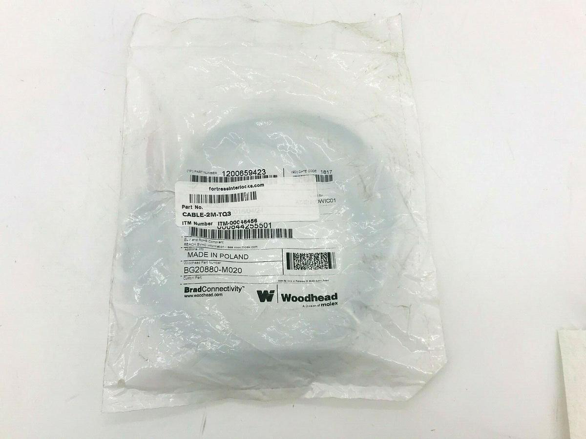 Used New Brad Connectivity BG20880-M020 Cable 1200659423 CABLE-2M-TQ3