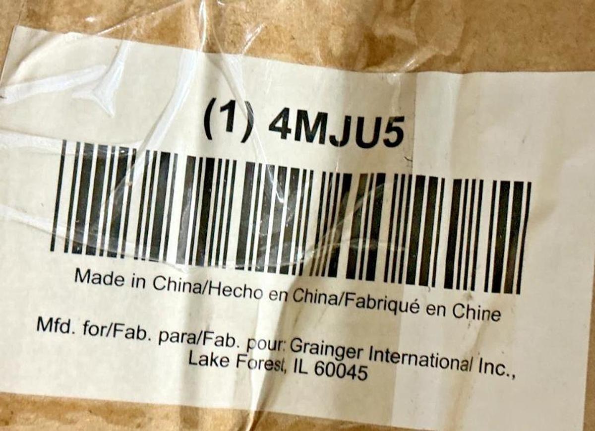 New Grainger 4MJU5 Steel Diffuser 23-3/4"x23-3/4"x12" Duct: 12" White