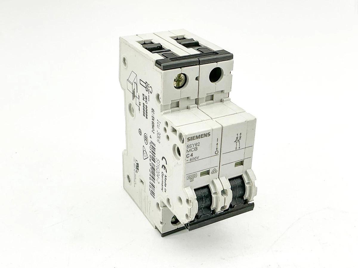 New Siemens 5SY6204-7 Mini Circuit Breaker 400V 2P - No Box