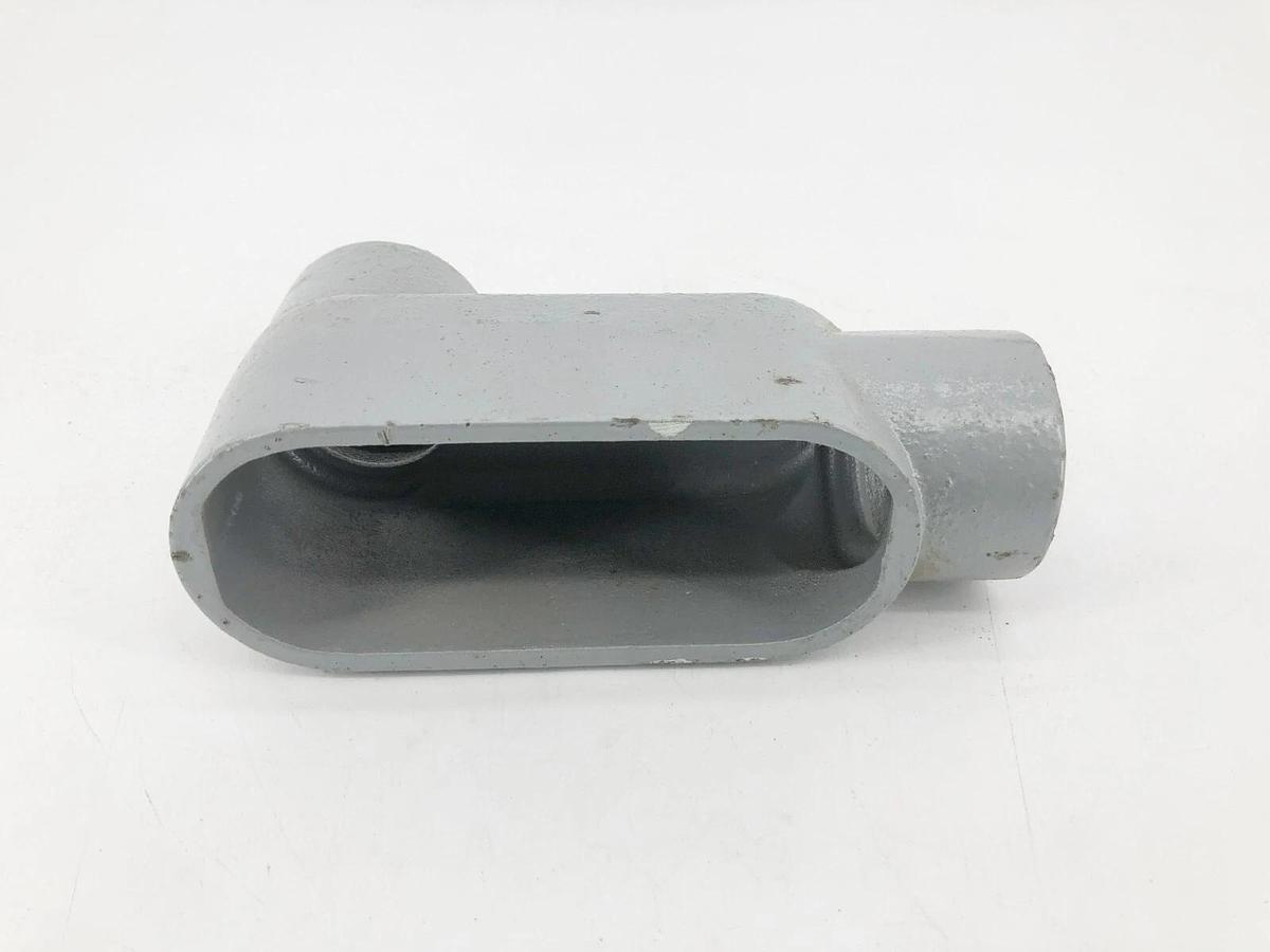 Lot of 2 New Killark LB57 1-1/2" Conduit Outlet Bodies Iron