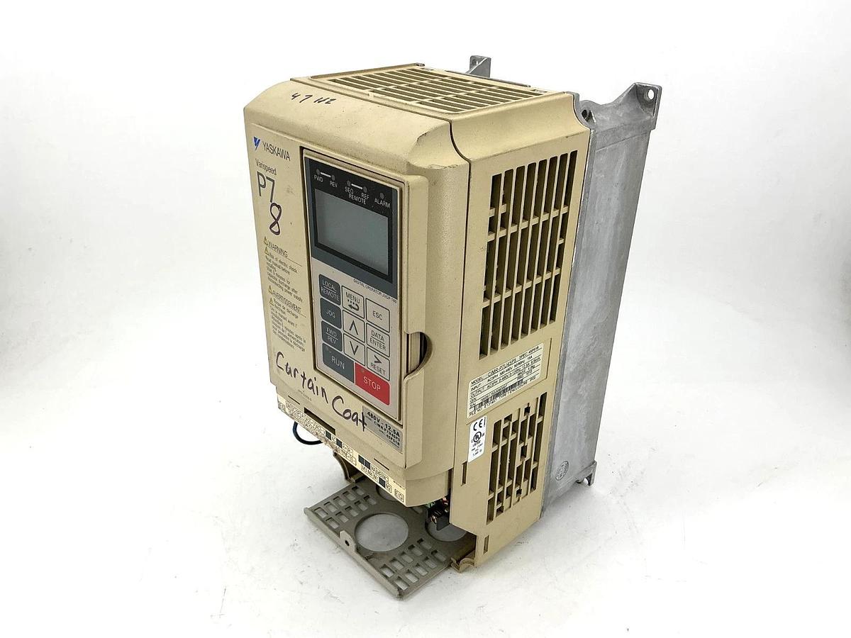 Used Yaskawa CIMR-P7U45P5 Varispeed Drive 3PH 12.5A 380-480VAC 50/60HZ