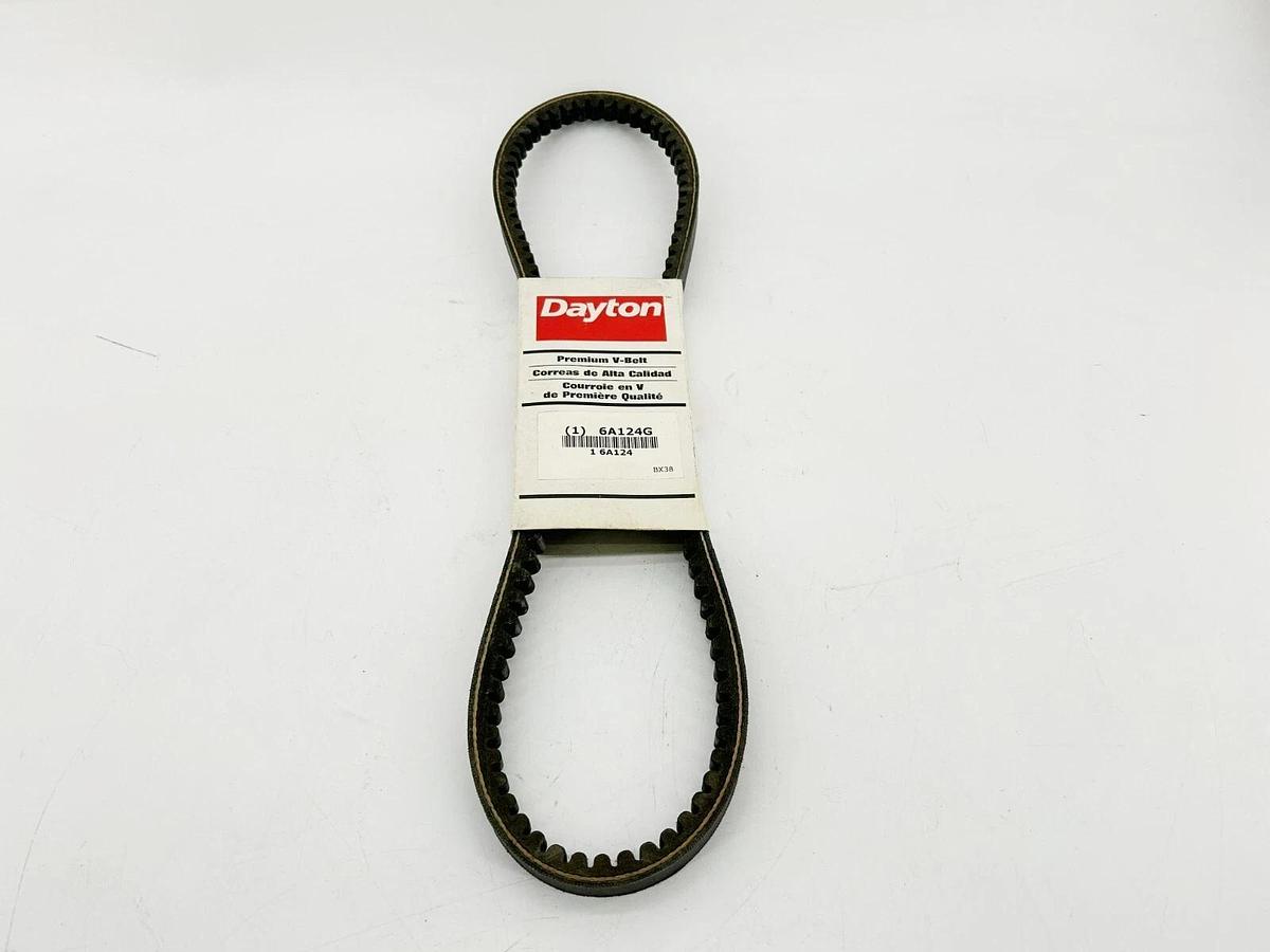 Lot of 2 New Dayton 6A124G Belts, 5/8" X 41", BX38