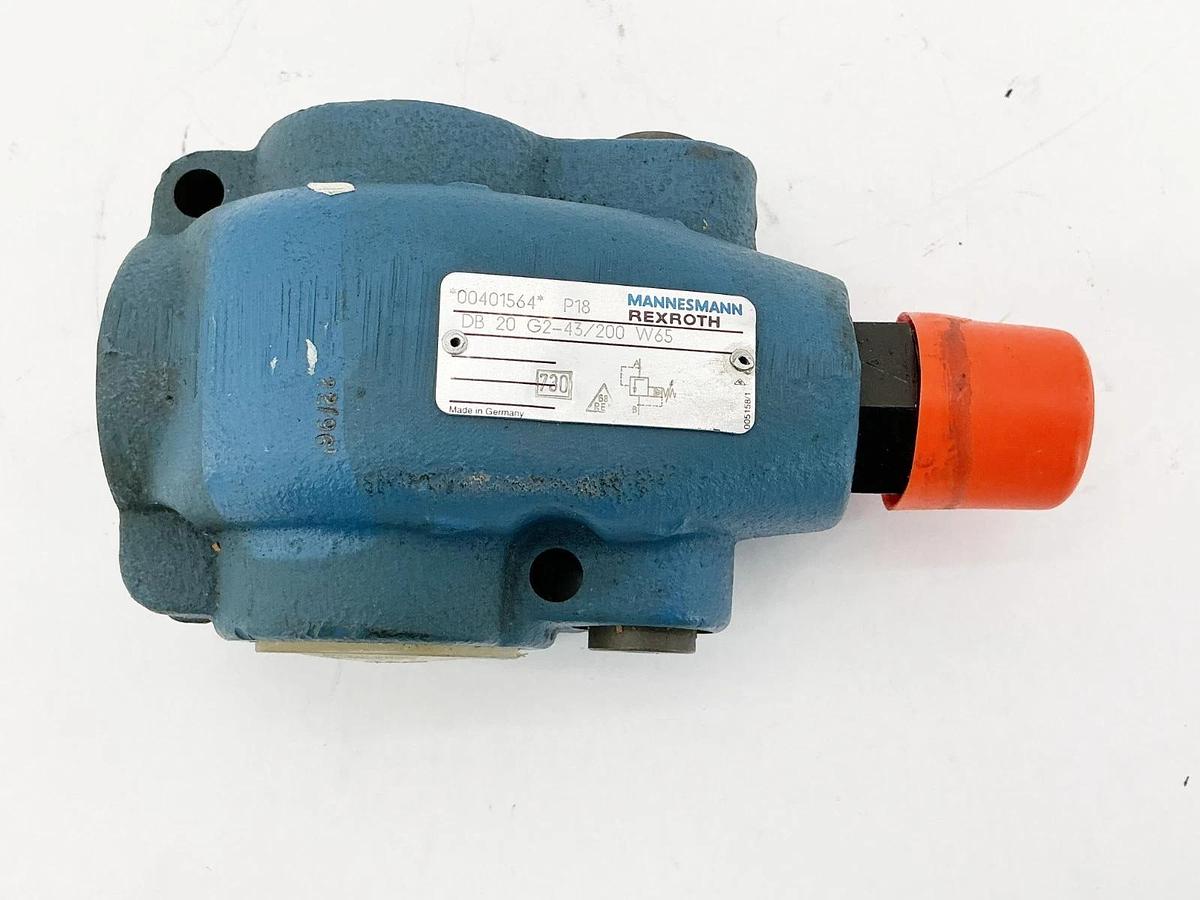 New Rexroth DB 20 G2-43/200 W65 Pressure Relief Valve R900401564 - No Box