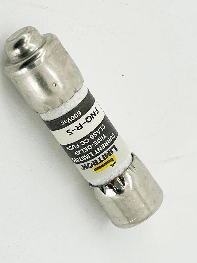 New Bussmann FNQ-R-5 Time Delay Fuse 5A 500VAC Box of 10