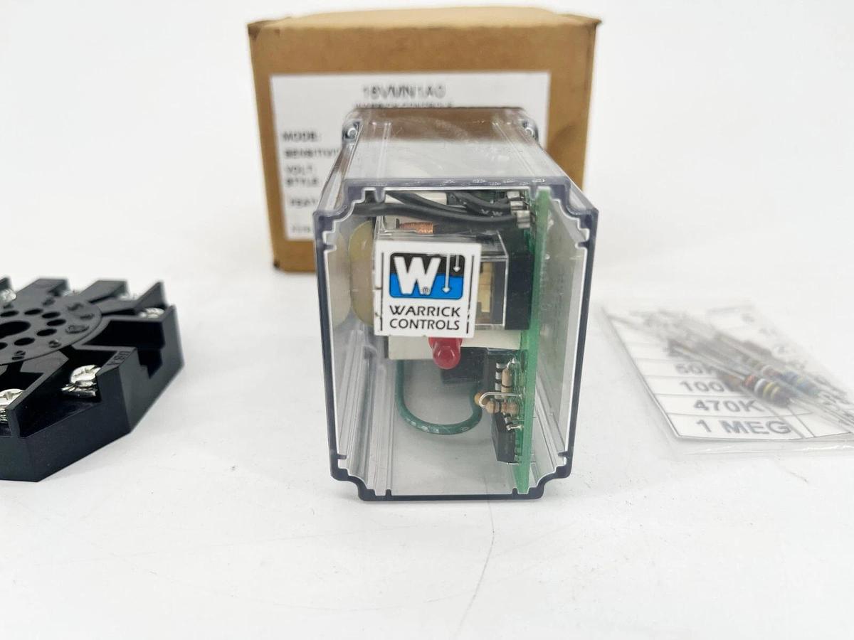 New GEMS Warrick Controls 16VMN1A0 Plug-In Relay Kit 120V 11-Pin Inverse Mode